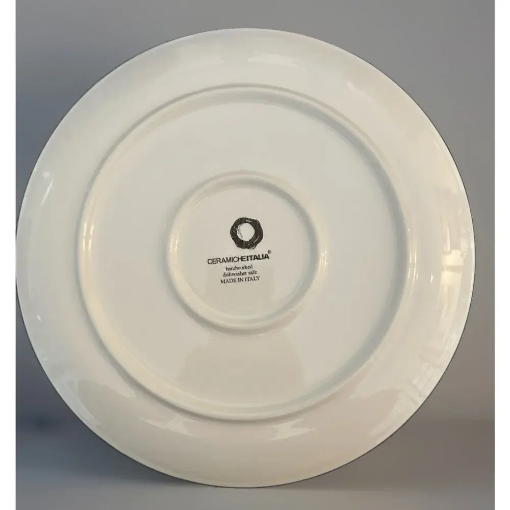 Ceramiche Octopus Chop Serve Plate Platter 12